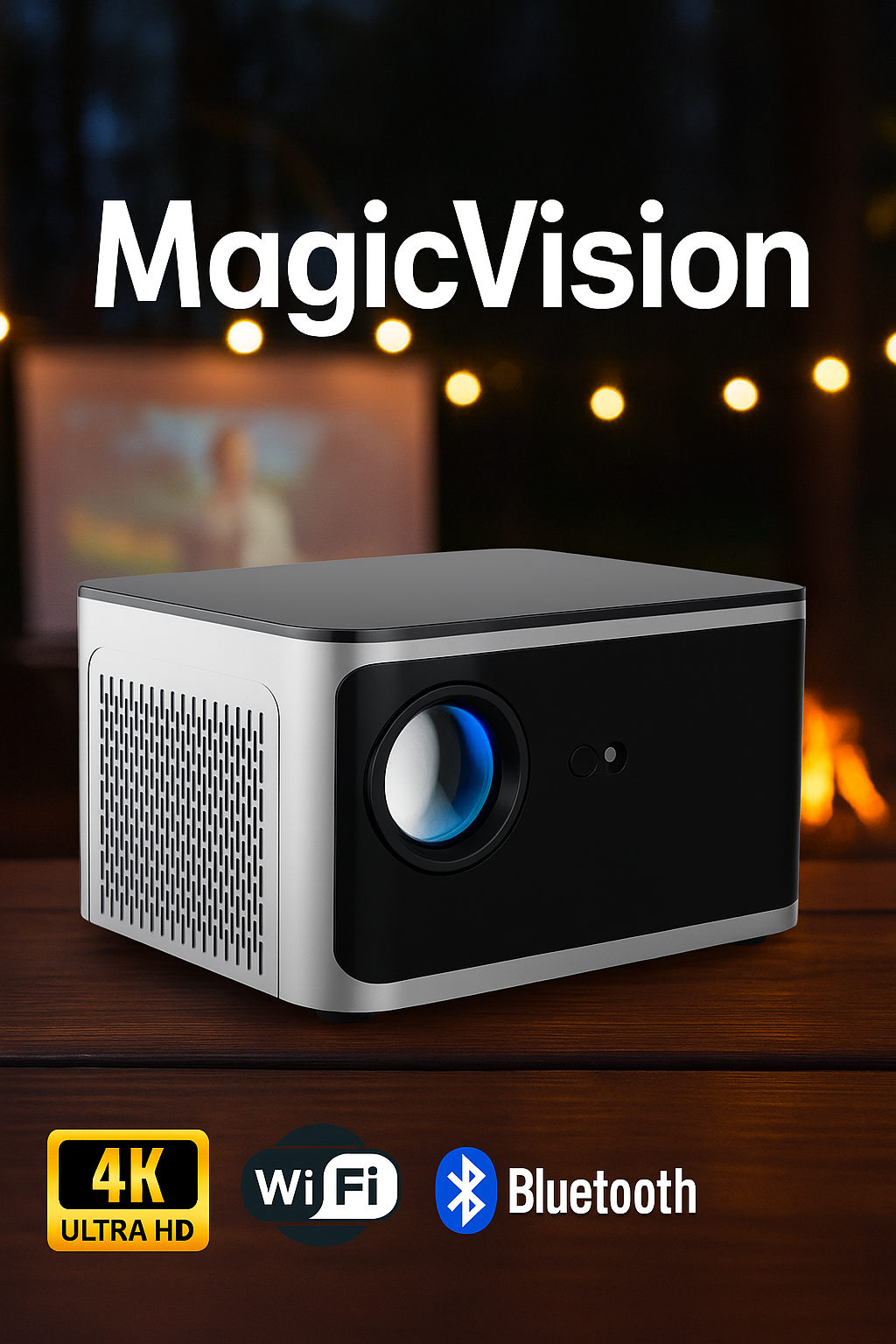 MagicVision – Powerful projector with 580 ANSI lumens & a true cinema feeling